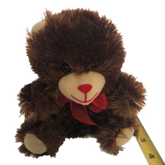 Greenbrier Intl Brown Bear "Chocolate" Soft Fuzzy Fur NO SCENT 7" - Picture 1 of 9